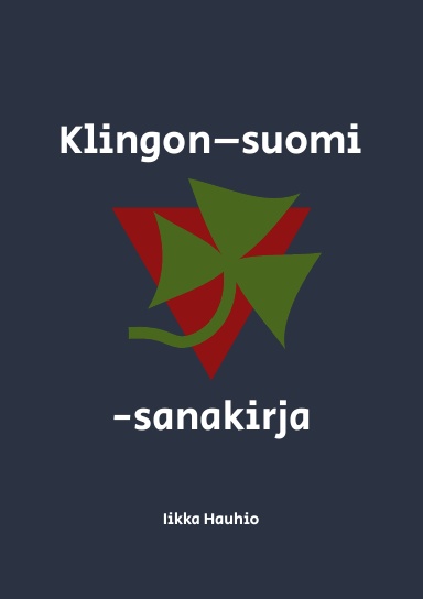 Klingonin sanakirjan kansi
